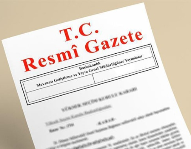 27 Ekim 2020 Tarihli ve 31287 Sayılı Resmi Gazete
